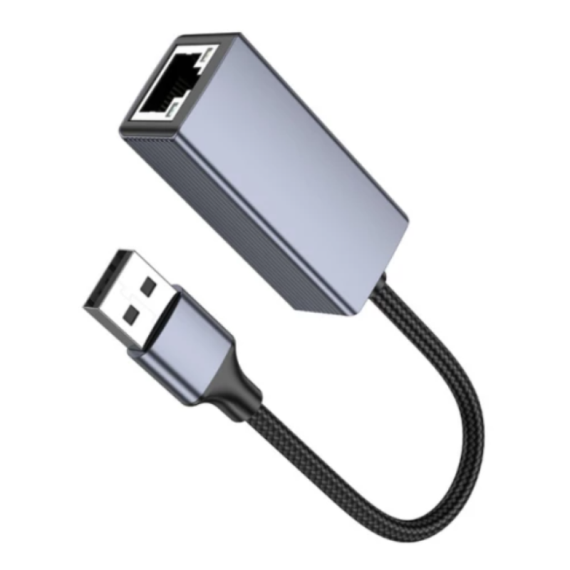 Перехідник Hoco UA37 USB ethernet (1000 Mbps)