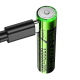 Акумуляторна літієва батарея Hoco JA4 AAA (320mAh, 1.5V, 1200mWh) з зарядкою Type-C