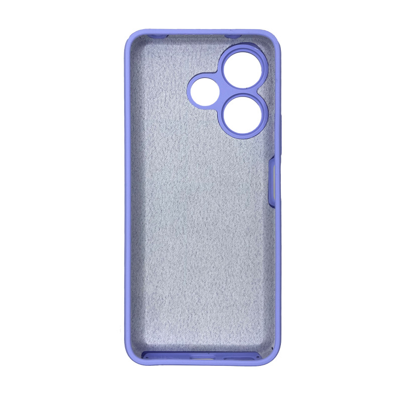 Чохол накладка Silicone Cover Soft Touch ЗК Xiaomi Redmi 13 / Poco M6 4G Лаванда
