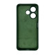 Чохол накладка Silicone Cover Soft Touch ЗК Xiaomi Redmi 13 / Poco M6 4G Темно-зелений