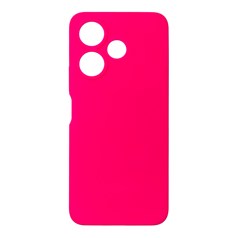 Чохол накладка Silicone Cover Soft Touch ЗК Xiaomi Redmi 13 / Poco M6 4G Фуксія
