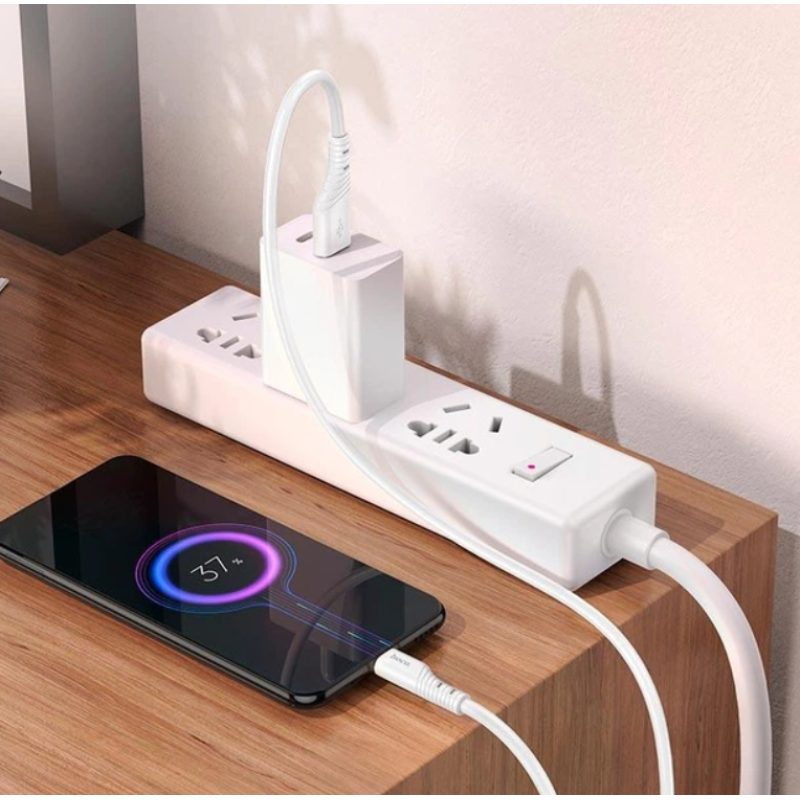 Кабель USB-Lightning Hoco X97 1m Белый