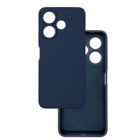 Чохол накладка Silicone Cover Soft Touch ЗК Xiaomi Redmi 13 / Poco M6 4G Темно-синій