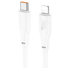 Кабель Type-C to Lightning Hoco X93 20W 2m White