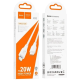 Кабель Type-C to Lightning Hoco X93 20W 2m White
