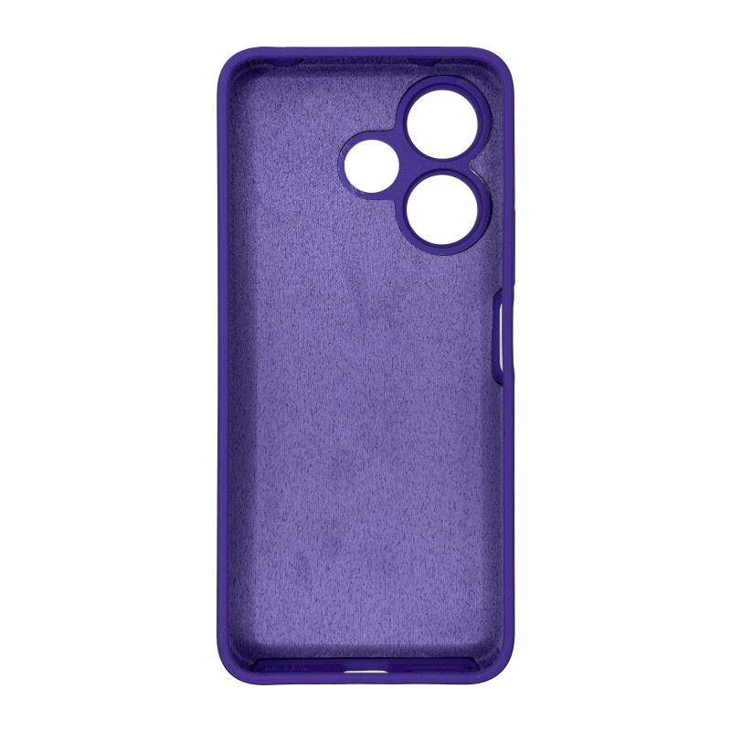 Чохол накладка Silicone Cover Soft Touch ЗК Xiaomi Redmi 13 / Poco M6 4G Ультрафіолет