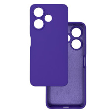Чехол накладка Silicone Cover Soft Touch ЗК Xiaomi Redmi 13 / Poco M6 4G Ультрафиолет