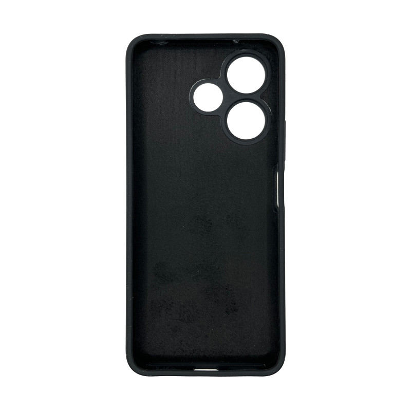 Чохол накладка Silicone Cover Soft Touch ЗК Xiaomi Redmi 13 / Poco M6 4G Чорний