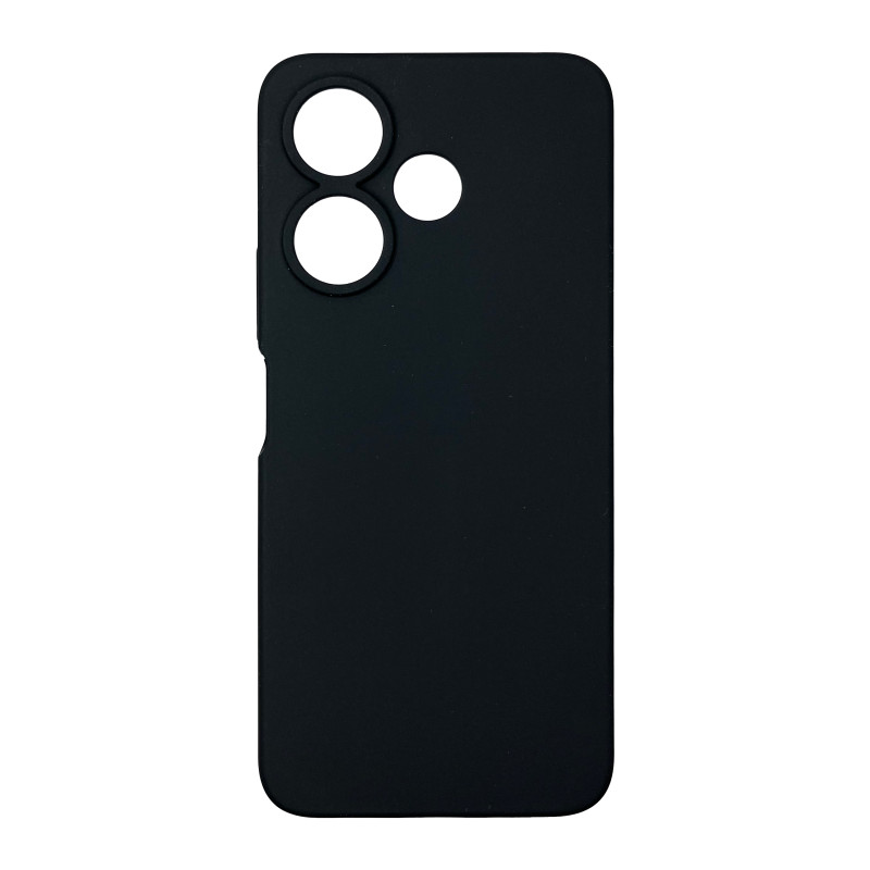 Чохол накладка Silicone Cover Soft Touch ЗК Xiaomi Redmi 13 / Poco M6 4G Чорний