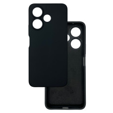 Чехол накладка Silicone Cover Soft Touch ЗК Xiaomi Redmi 13 / Poco M6 4G Черный