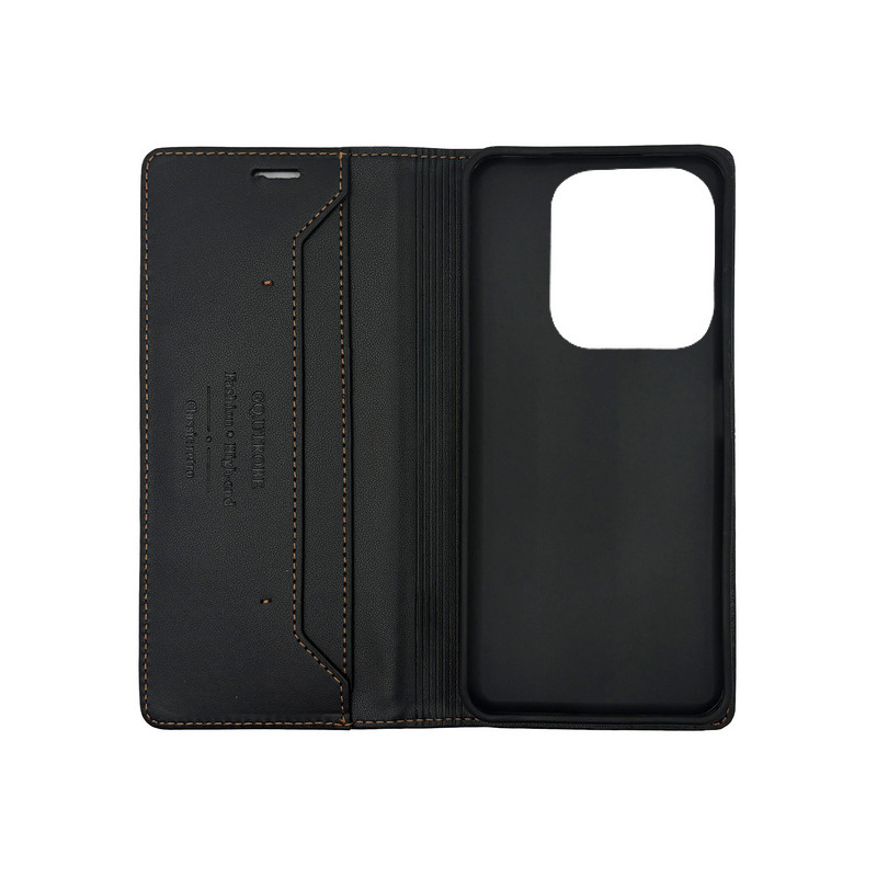 Чохол книжка шкіряний GQ Xiaomi Redmi 15C Чорний