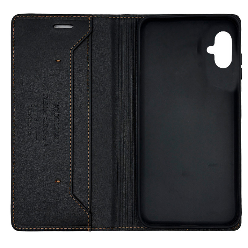 Чохол книжка шкіряний GQ Samsung A05 Чорний