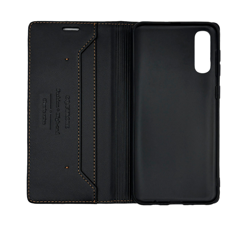Чохол книжка шкіряний GQ Samsung A70 Чорний