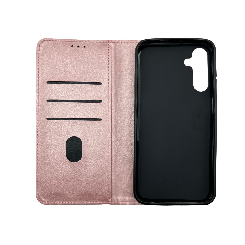 Чохол книжка Business leather Samsung A15 Рожевий