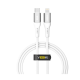 Кабель Type-C to Lightning  YOKI SILICONE YK-SI50 30W 1.2m White