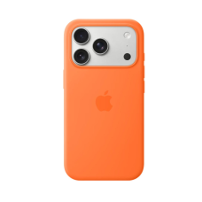 Чохол Silicone Case Original with MagSafe за анімацією iPhone 17 Pro помаранчевий (Orange)