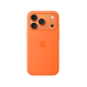 Чехол Silicone Case Original with MagSafe с анимацией iPhone 17 Pro оранжевый (Orange)
