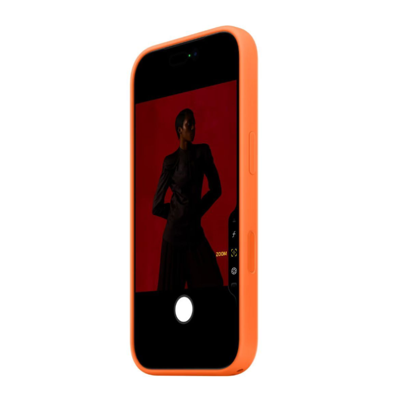 Чехол Silicone Case Original with MagSafe с анимацией iPhone 17 Pro оранжевый (Orange)