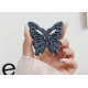 Попсокет с подставкой крылышками Butterfly Черный