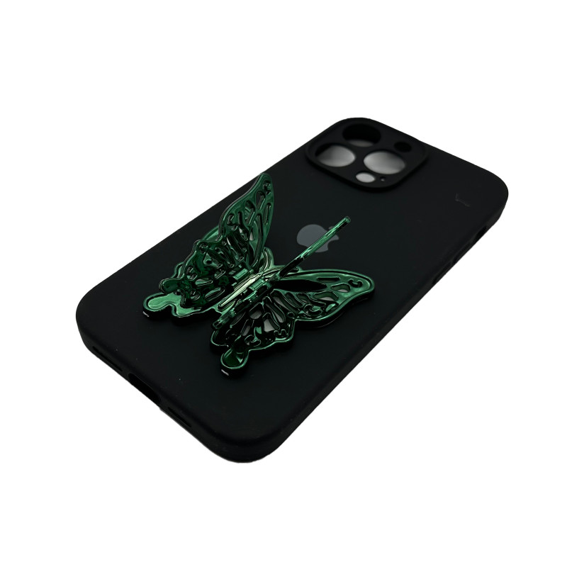 Попсокет з підставкою крильцями Butterfly Зелений