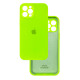 Чохол Silicone Case Camera Protective iPhone 14 Pro Max Зелений (Neon green)