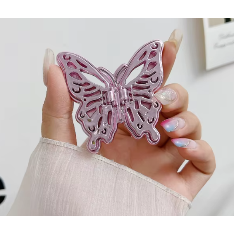 Попсокет с подставкой крылышками Butterfly Розовый