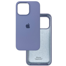 Чехол Silicone Case iPhone 14 Pro Max Серый (Lavender Grey)