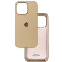 Чехол Silicone Case iPhone 15 Pro Max Бежевый (Desert Gold)