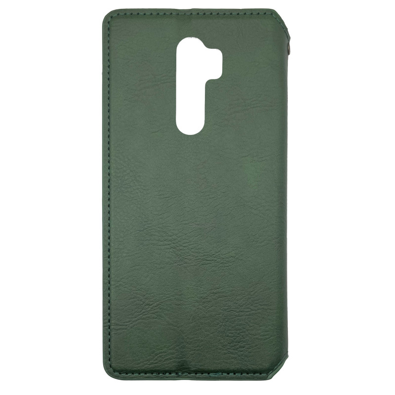 Чохол книжка шкіряний Cubic Xiaomi Redmi 9 Зелений