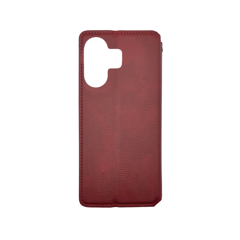 Чохол книжка шкіряний Cubic Xiaomi Redmi 13C / Poco C65 Червоний