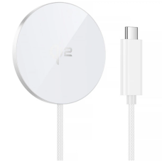 Беспроводное зарядное устройство Hoco CW63 Fast Qi2 magnetic 15W (White)