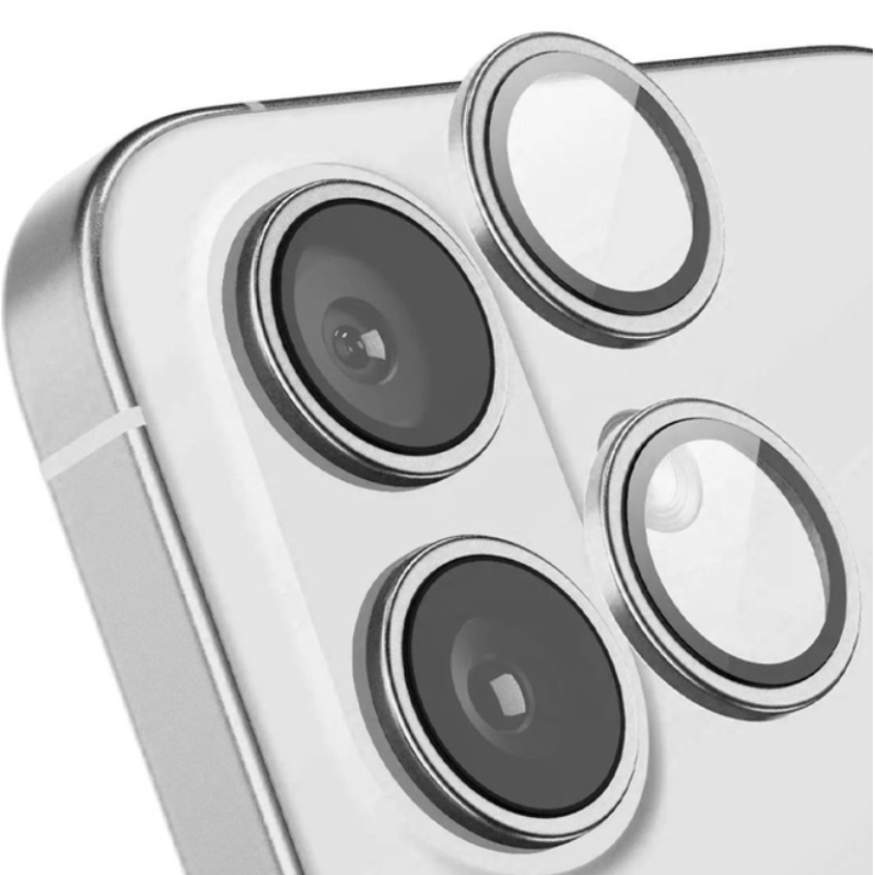 Захисне скло для камери iPhone 16 / 16 Plus Silver
