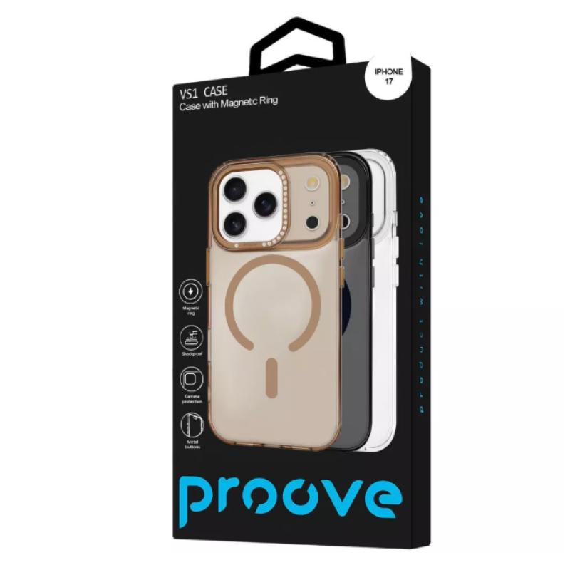 Чехол накладка Proove VS1 Magnetic Ring iPhone 17 White
