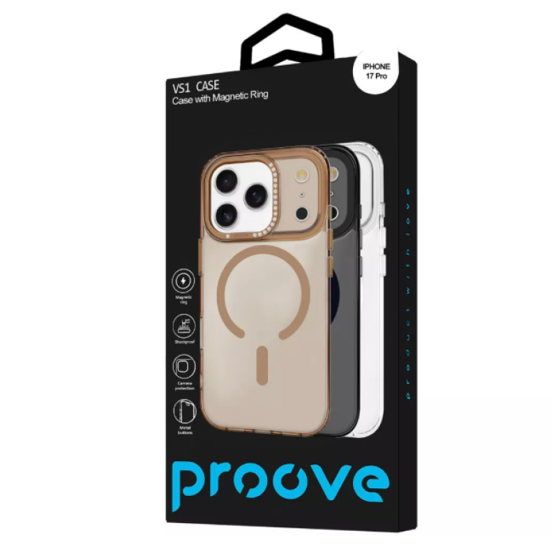 Чохол накладка Proove VS1 Magnetic Ring iPhone 17 Pro Black