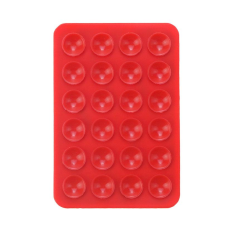 Держатель-присоска для мобильного телефона Sticker Side Silicone Red
