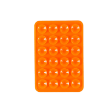 Держатель-присоска для мобильного телефона Sticker Side Silicone Orange
