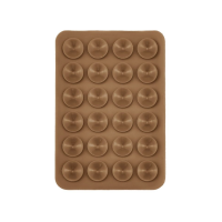 Держатель-присоска для мобильного телефона Sticker Side Silicone Brown