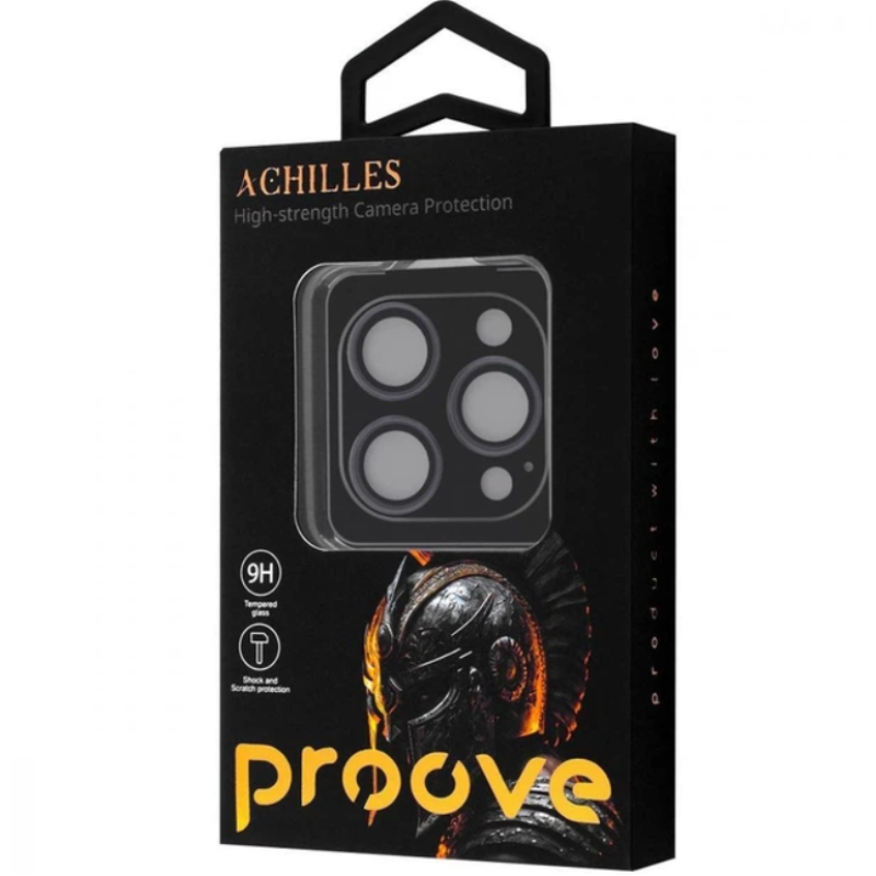 Захисне скло для камери Proove Achilles iPhone 16 Pro / 16 Pro Max Black