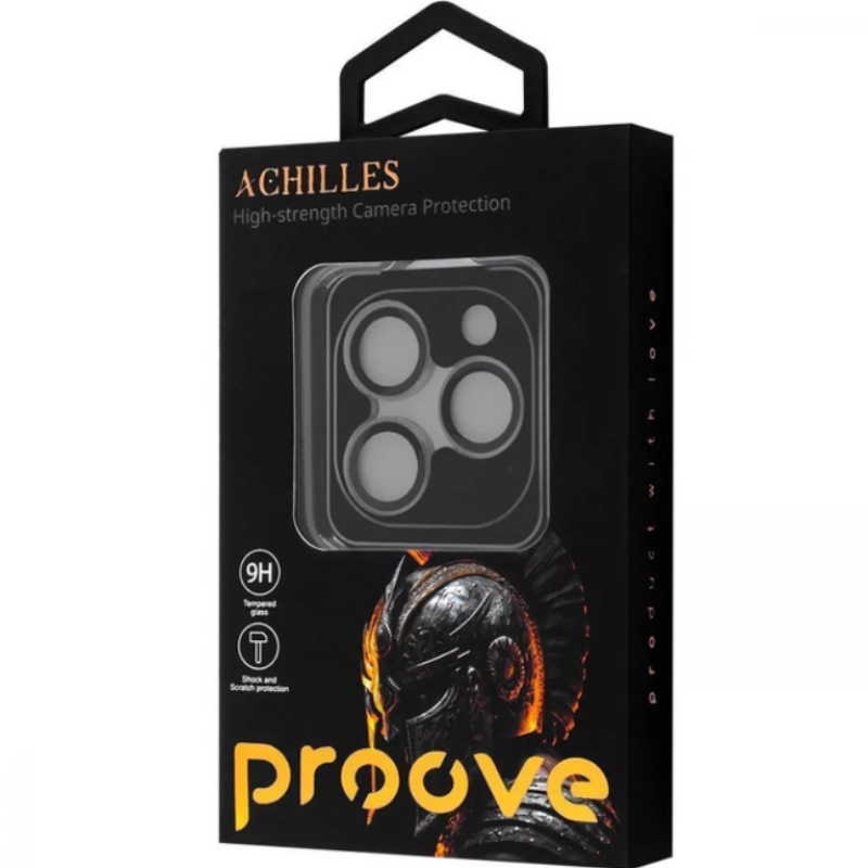 Захисне скло для камери Proove Achilles iPhone 16 Pro / 16 Pro Max Desert Titanium
