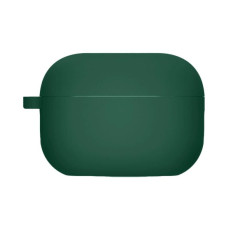 Чехол футляр для наушников AirPods Pro3 с микрофиброй Зеленый (Dark Green)