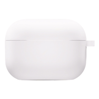 Чохол футляр для навушників AirPods Pro3 з мікрофіброю Білий (White)