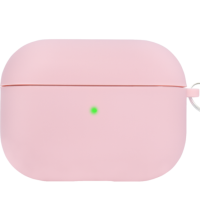 Чохол футляр для навушників AirPods Pro3 з мікрофіброю Рожевий(Pink)