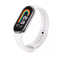 Ремінець Mi Smart band 8 / 9 силікон Білий