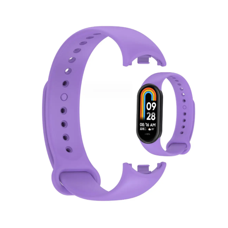 Ремешок Mi Smart band 8 силикон Лаванда