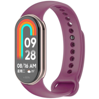 Ремінець Mi Smart band 8 / 9 силікон Бузковий