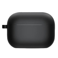 Чехол футляр для наушников AirPods Pro3 с микрофиброй Чырный (Black)