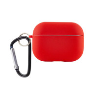 Чехол футляр для наушников AirPods Pro3 с микрофиброй Красный (Red)
