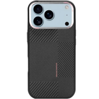 Чехол накладка Monzo With Magsafe Grey frame Carbon iPhone 17 Pro