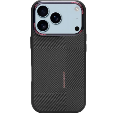 Чохол накладка Monzo With Magsafe Black frame Carbon iPhone 17 Pro