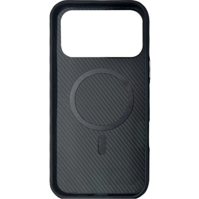Чохол накладка Monzo With Magsafe Grey frame Carbon iPhone 17 Pro Max
